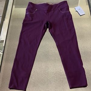 hu-nu Contrast Cropped Leggings